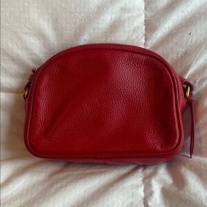 J. Crew Vibrant Red Crossbody Camera Bag